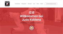 Desktop Screenshot of judo-koblenz.de